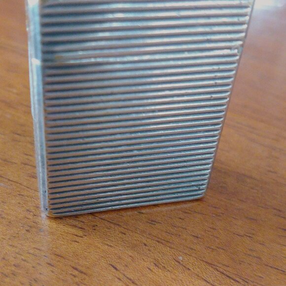 Vintage Lady S.T. Dupont Ligne 1 Silver Plated Lighter horizontal lines - Picture 6 of 9